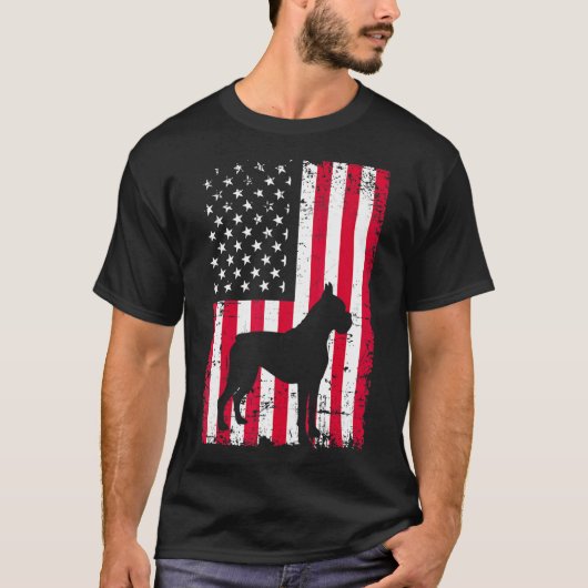 ボクサー犬3 Tシャツ (正面)