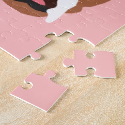 ボクサー犬8" x 10"ギフト用の箱が付いているパズル ジグソーパズル (側面)