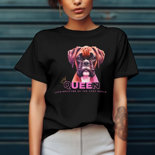 ボクサー犬 - クイーンカドルマスター Tシャツ