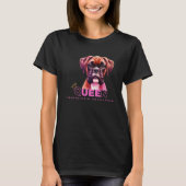 ボクサー犬 - クイーンカドルマスター Tシャツ (正面)