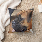 ボクサー犬 クッション (ブランケット)