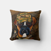 ボクサー犬 クッション (正面)