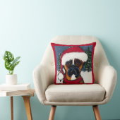 ボクサー犬 クッション (椅子)