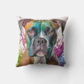 ボクサー犬 クッション (裏面)