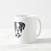 ボクサー犬 コーヒーマグカップ (正面右)