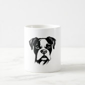 ボクサー犬 コーヒーマグカップ (中央)