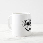 ボクサー犬 コーヒーマグカップ (正面左)