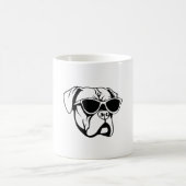 ボクサー犬 コーヒーマグカップ (中央)
