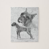 ボクサー犬 ジグソーパズル (縦)