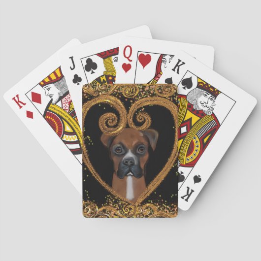 ボクサー犬 トランプ (裏面)