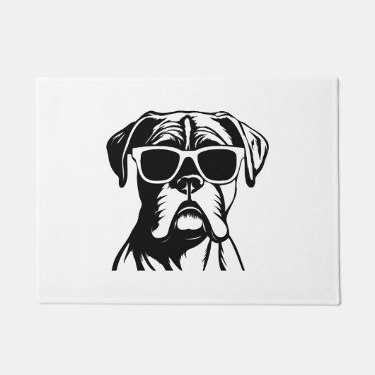 ボクサー犬 ドアマット (正面)