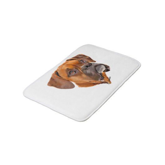 ボクサー犬 バスマット (アングル)