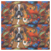 ボクサー犬 ファブリック (クローズアップ)