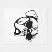 ボクサー犬 フリースブランケット (正面(横))