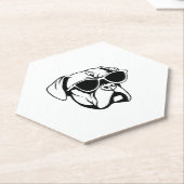 ボクサー犬 ペーパーコースター (アングル)