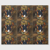 ボクサー犬 ラッピングペーパー (フラット)