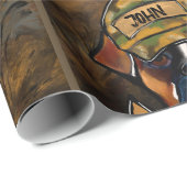 ボクサー犬 ラッピングペーパー (ロールコーナー)