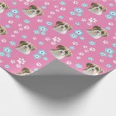 ボクサー犬 ラッピングペーパー (角)