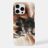 ボクサー犬：リラックスの達人＆スナグル（寄り添い）のエキスパート iPhoneケース (裏面)