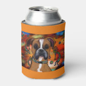 ボクサー犬 缶クーラー (缶正面)