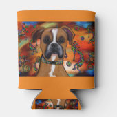 ボクサー犬 缶クーラー (裏面)