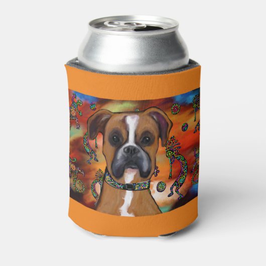 ボクサー犬 缶クーラー (缶裏面)