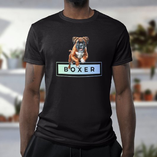 ボクサー犬 - 飛躍のステップ Tシャツ