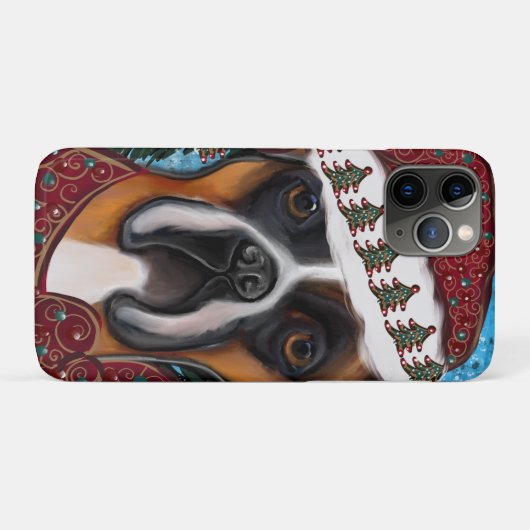 ボクサー犬 Case-Mate iPhoneケース (裏面(横))
