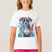 ボクサー犬 Tシャツ (正面)