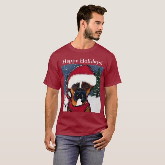 ボクサー犬 Tシャツ (正面フル)