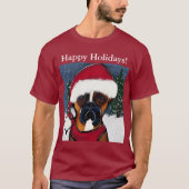 ボクサー犬 Tシャツ (正面)