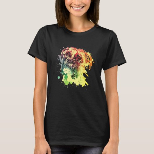 ボクサー犬 Tシャツ (正面)