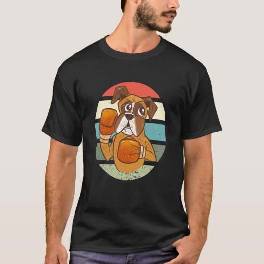 ボクサー犬 Tシャツ (正面)