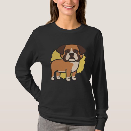 ボクサー犬 Tシャツ (正面)