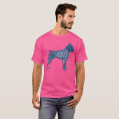 ボクサー犬 Tシャツ (正面フル)