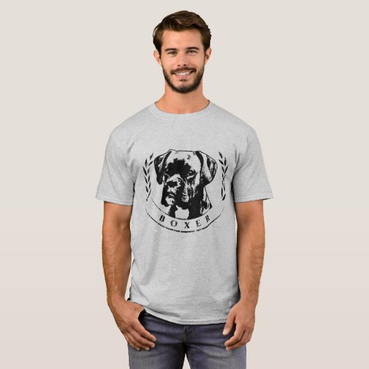 ボクサー犬 Tシャツ (正面フル)