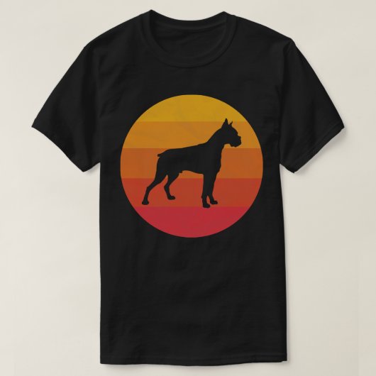 ボクサー犬 Tシャツ (デザイン正面)
