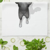 ボクサー猫 キッチンタオル (折り畳み)