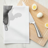 ボクサー猫 キッチンタオル (四つ折り)