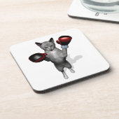 ボクサー猫 コースター (左側)