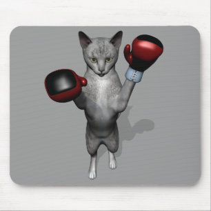 ボクサー猫 マウスパッド
