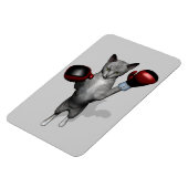 ボクサー猫 マグネット (左側)