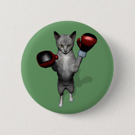 ボクサー猫 缶バッジ