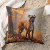 ボクサー紅葉秋インスパイア クッション (ブランケット)