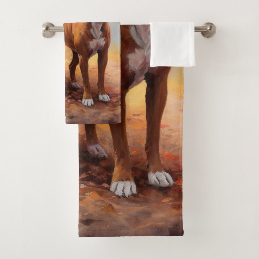 ボクサー紅葉秋インスパイア バスタオルセット (インサイチュ)