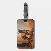 ボクサー紅葉秋インスパイア ラゲッジタグ (裏面縦)