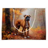 ボクサー紅葉秋インスパイア ラージペーパーバッグ (正面)