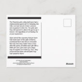 ボクサー絵を描とメッセージの水感動的色 ポストカード (裏面)