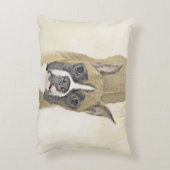 ボクサー絵画ズ – かわいいオリジナルドッグアート アクセントクッション (裏面(縦))