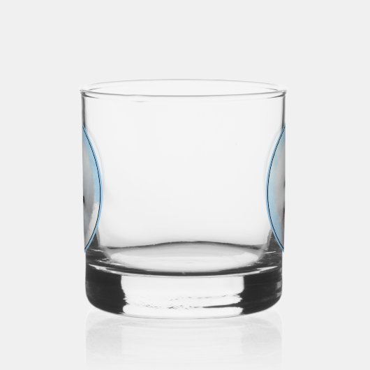 ボクサー絵画ズ – かわいいオリジナルドッグアート ウイスキーグラス (右)